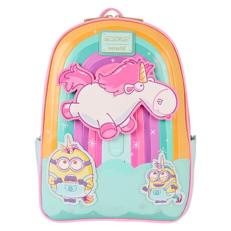 LOUNGEFLY Loungefly Minions Fluffy Unicorn backpack 30cm