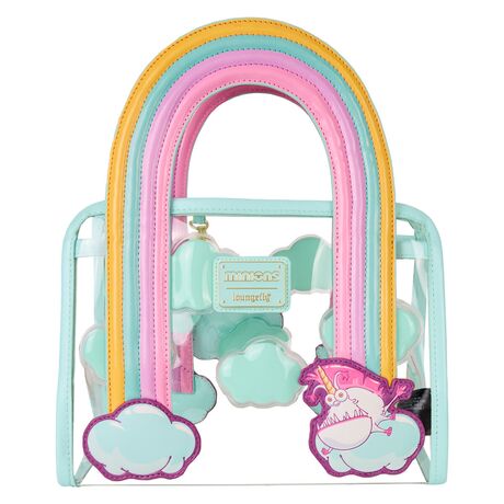 LOUNGEFLY Loungefly Minions Fluffy Unicorn shoulder bag