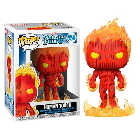 FUNKO POP figure Marvel Fantastic Four Human Torch