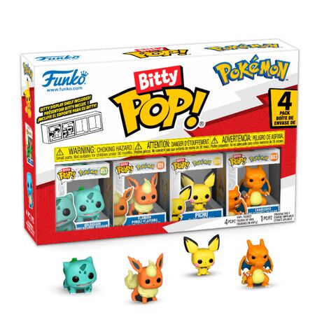 FUNKO Blister 4 figures Bitty POP Pokemon Bulbasaur
