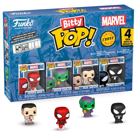 FUNKO Blister 4 figures Bitty POP Marvel Spider-Man