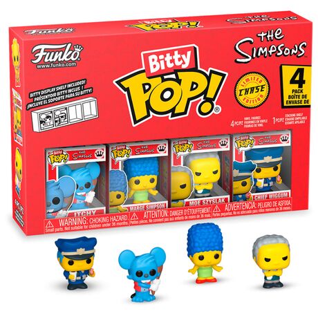FUNKO Blister 4 figures Bitty POP The Simpsons Itchy