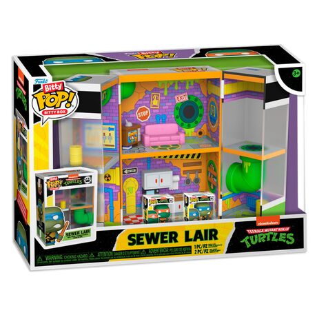 FUNKO Bitty POP Boxes figure Ninja Turtles Sewer Lair