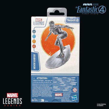 HASBRO Marvel The Fantastic 4 Silver Surfer figure 15cm