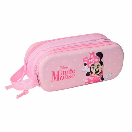 SAFTA Disney Minnie 3D double pencil case