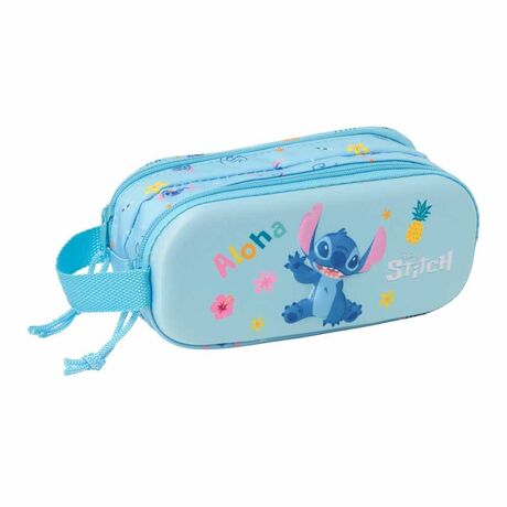 SAFTA Disney Stitch 3D double pencil case