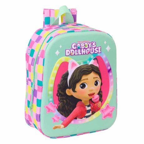 SAFTA Gabbys Dolls House 3D backpack 27cm
