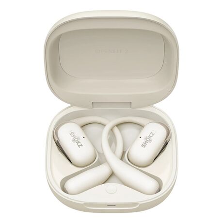 SHOKZ OpenFit 2 Headphones Wireless Ear-hook Calls/Music/Sport/Everyday Beige