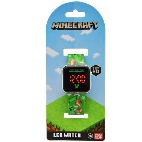 KIDS LICENSING Minecraft led watch