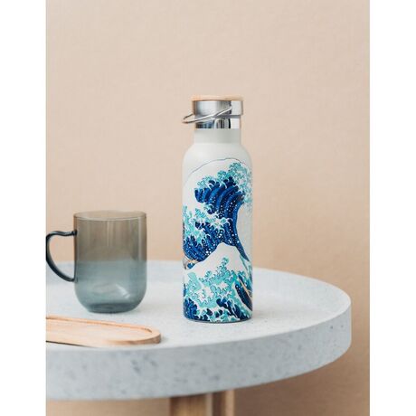 ERIK The Great Wave of Kanagawa Hokusai Stainless steel bottle 500ml