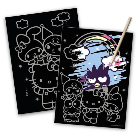KIDS LICENSING Hello Kitty and Friends Scratch stationery set