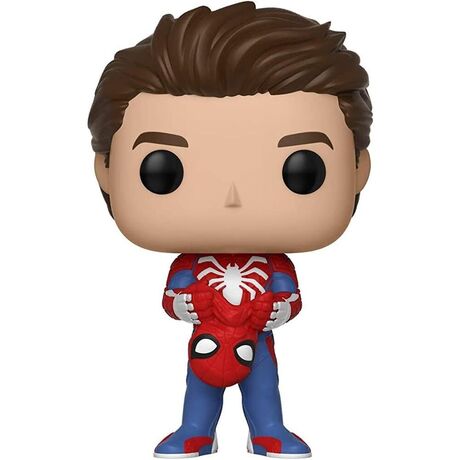 FUNKO POP figure Marvel Spider-Man unmasked Spider-Man