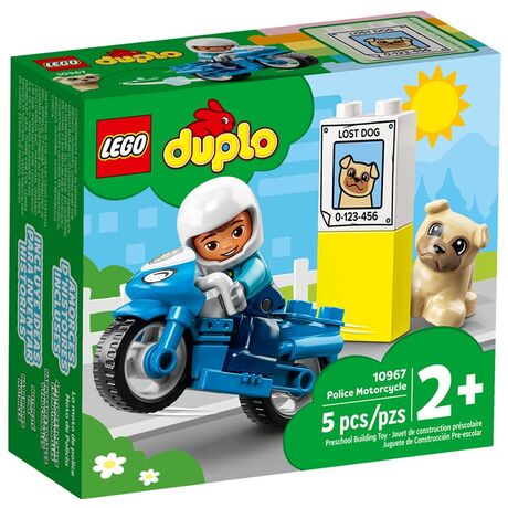 10967 Duplo Motocicletta della Polizia