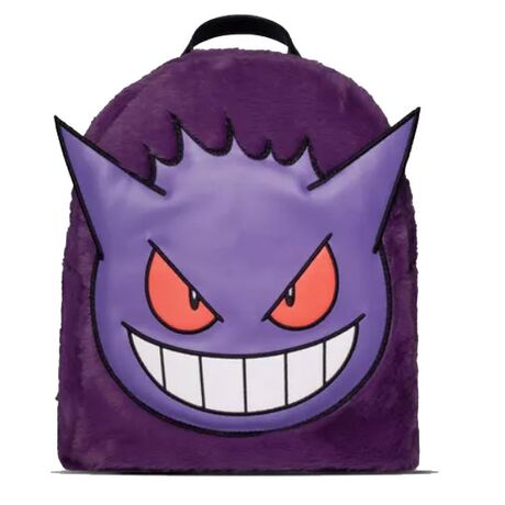 Mini Zaino Pokemon Gengar Face Plush Donna