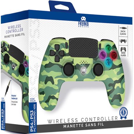 FREAKS PS4 Controller Wireless Green Camo V2