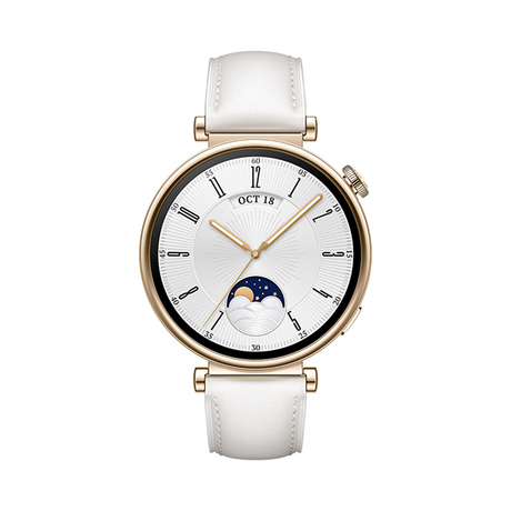 Huawei Watch GT 4 White Leather Strap