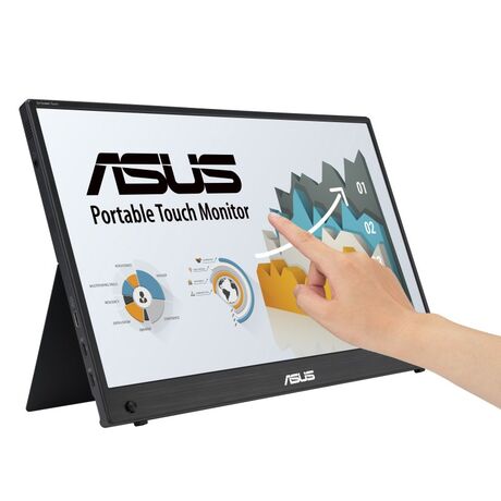 ASUS ZenScreen MB16AHT 39.6 cm (15.6") 1920 x 1080 pixels Full HD Touchscreen Black