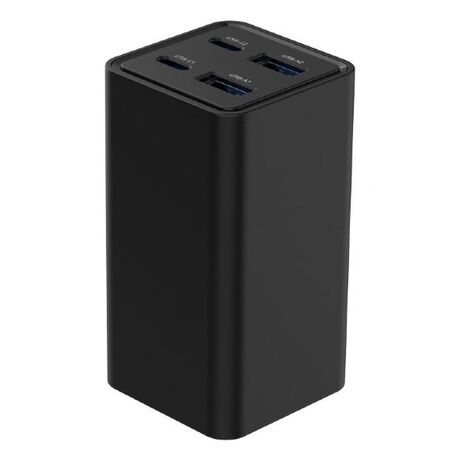 Gembird TA-UC-2A2C-PD65-01-BK mobile device charger Laptop, Smartphone Black AC Fast charging Indoor