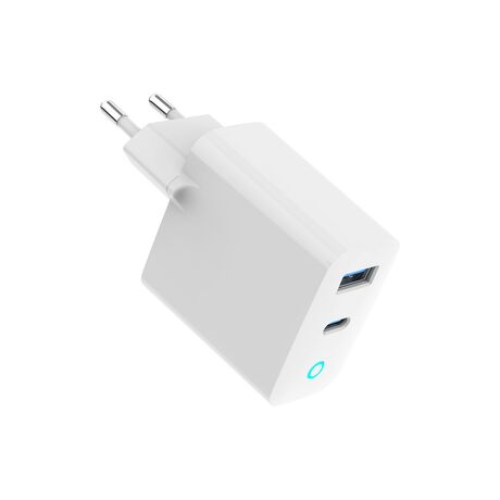 Gembird TA-UC-PDQC65L-W-01 mobile device charger Universal White AC Fast charging Indoor