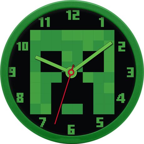 MOJANG STUDIOS Minecraft wall clock