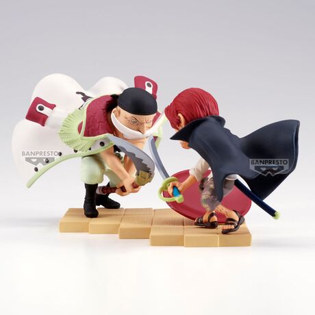 BANPRESTO One Piece World Collectable Log Stories Edward Newgate vs. Shanks figure 13cm