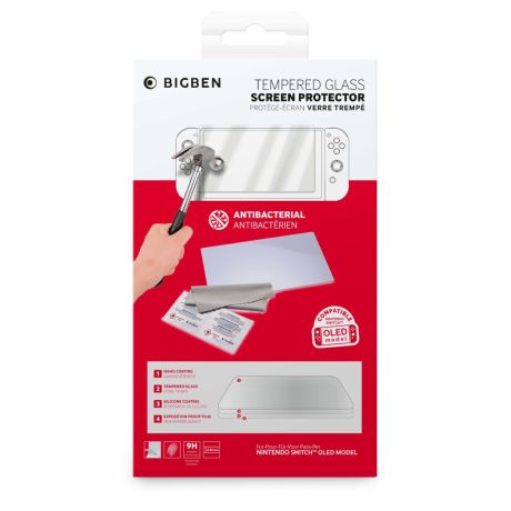 NSW BIG BEN NINTENDO SWITCH OLED TEMPERED GLASS SCREEN PROTECTOR