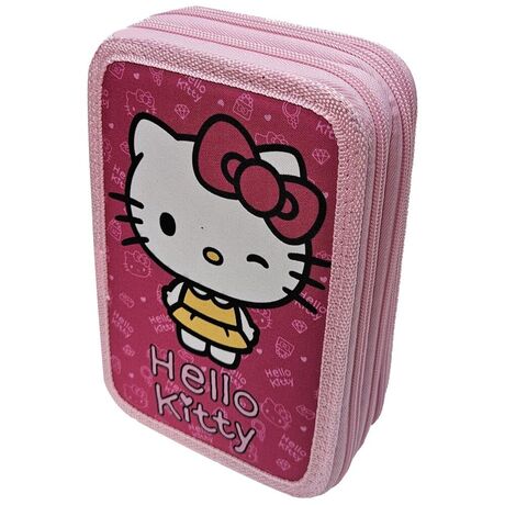 MANENTI Hello Kitty My Style triple pencil case