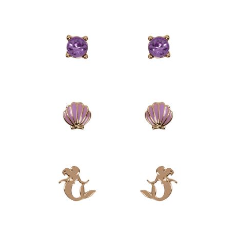 PEERS HARDY Disney The Little Mermaid Set 3 pairs of earrings