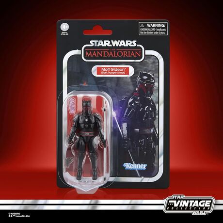 HASBRO Star Wars The Mandalorian Moff Gideon Dark Trooper Armor figure 9,5cm