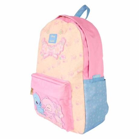 LOUNGEFLY Loungefly Disney Stitch - Stitch & Angel nylon backpack 43cm