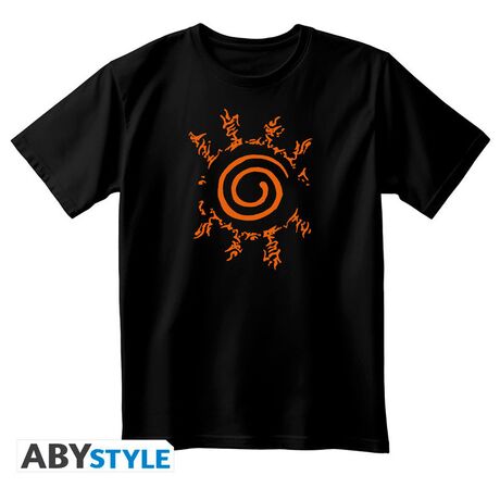 T-Shirt Naruto Shippuden Clan Uzumaki M Black