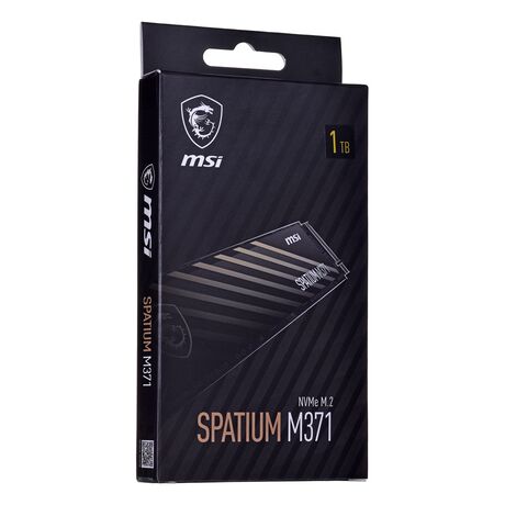 MSI SPATIUM M371 NVME M.2 1TB internal solid state drive 1000 GB PCI Express 3.0