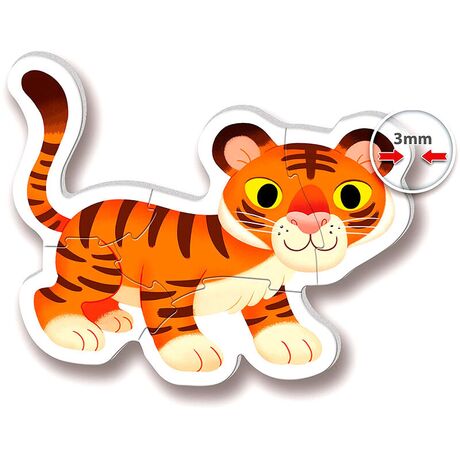 CLEMENTONI Wild Animals My First Puzzle 3-6-9-12pcs