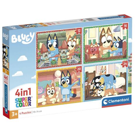 CLEMENTONI Bluey puzzle 12-16-20-24pcs