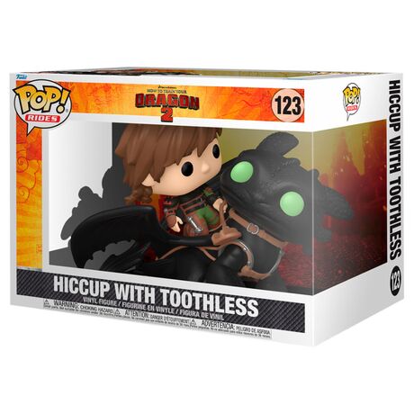 FUNKO POP figure Rides Deluxe How to Train Your Dragon 2 Hiccup with Toothless