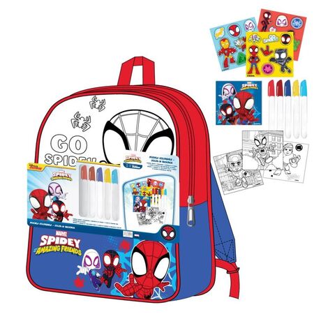 CERDÁ Marvel Spidey Amazing Friends Diy backpack set