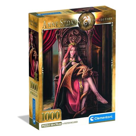 CLEMENTONI Anne Stokes Friends puzzle 1000pcs