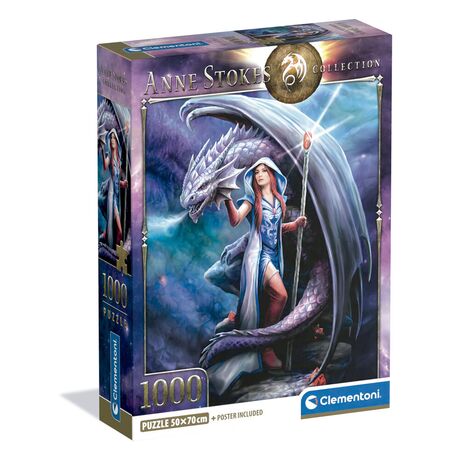 CLEMENTONI Anne Stokes Dragon Mage puzzle 1000pcs