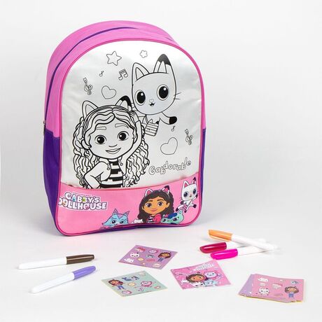 CERDÁ Gabbys Doll House Diy backpack set