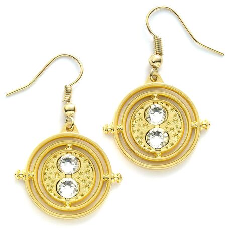 THE CARAT SHOP Harry Potter Time Turner gold plated stud earrings