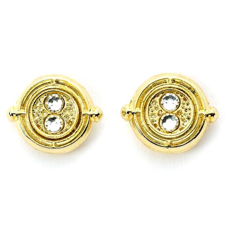 THE CARAT SHOP Harry Potter Time Turner gold plated stud earrings