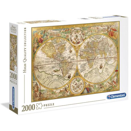 CLEMENTONI Ancient Map puzzle 2000pcs