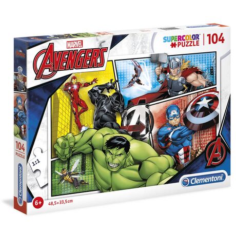 CLEMENTONI Marvel Avengers puzzle 104pcs