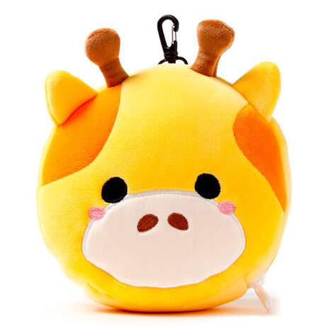 PUCKATOR Relaxeazzz Giraffe travel pillow eye mask