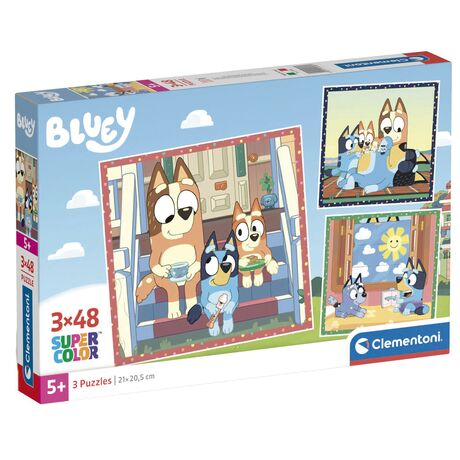 CLEMENTONI Bluey puzzle 3x48pcs