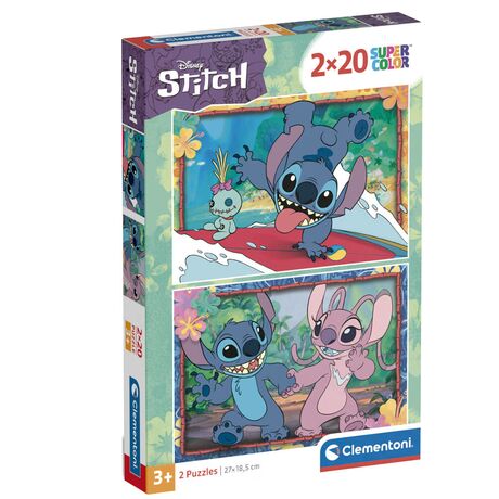 CLEMENTONI Disney Stitch puzzle 2x20pcs
