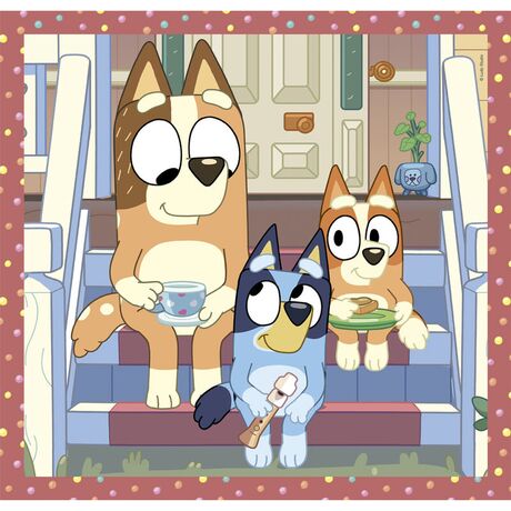 CLEMENTONI Bluey puzzle 3x48pcs