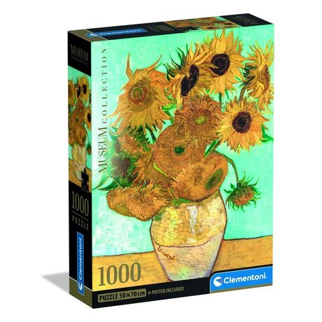 CLEMENTONI Museum Van Gogh Sunflowers puzzle 1000pcs