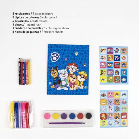 CERDÁ Paw Patrol backpack stationery set