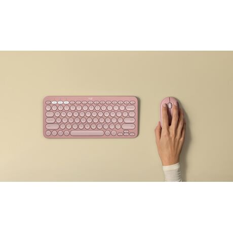 Logitech 910-007014 mouse Travel Ambidextrous RF Wireless + Bluetooth Optical 4000 DPI